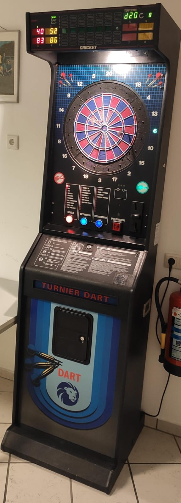 Löwen HB9 Dartautomat mieten – elektronischer Dartautomat für Turniere