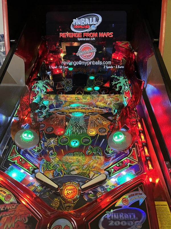 Revenge from Mars Flipperautomat mieten – Williams Pinball von 1999