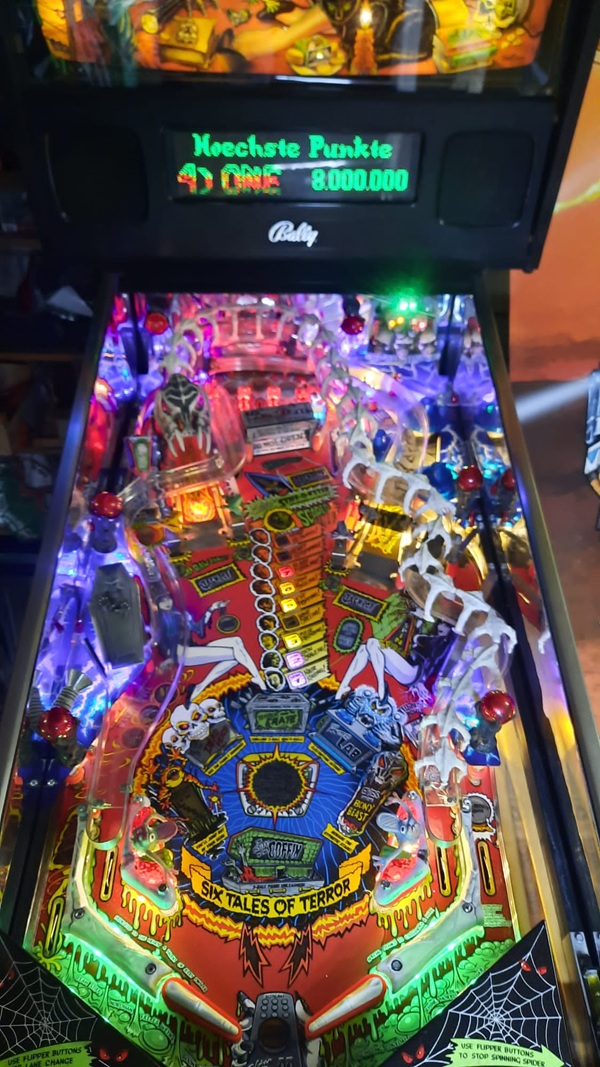 Scared Stiff Flipperautomat mieten – Bally Pinball von 1996