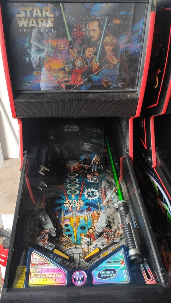 Star Wars Episode I Flipperautomat mieten – Williams Pinball von 1999